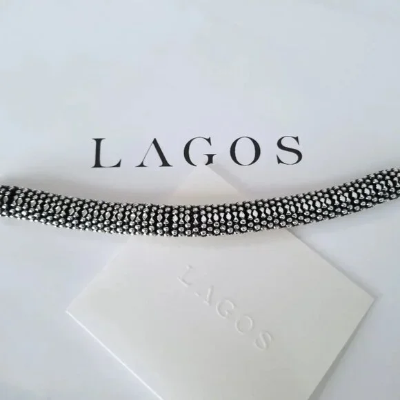 SOLD - LAGOS *ULTRA RARE* 15mm LUX Caviar 18K Gold Bracelet - PRISTINE $3850 - Picture 8 of 8